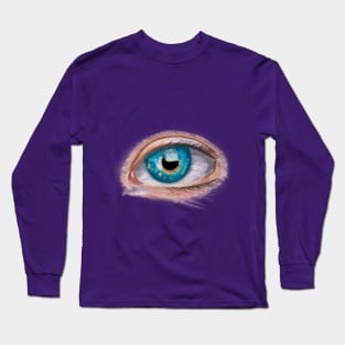 Realistic Eye Long Sleeve T-Shirt